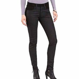 Joe's Jeans Polly Waxed Coated Skinny Black 29